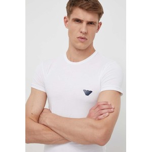 T-shirt Emporio Armani z krótkim rękawem z nadrukiem
