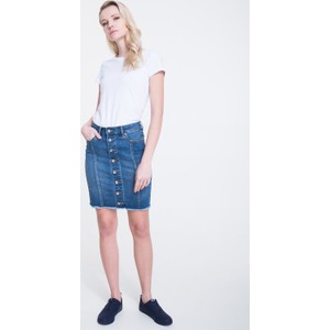 Niebieska spódnica Big Star z jeansu w stylu casual mini