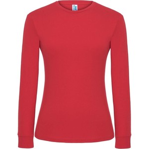 Czerwona bluzka JK Collection w stylu casual z długim rękawem