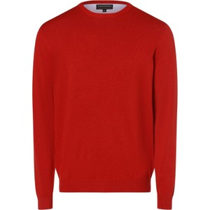 Czerwony sweter Finshley & Harding w stylu casual