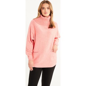 Różowy sweter Monnari