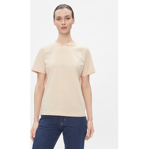 Bluzka Calvin Klein z krótkim rękawem z bawełny