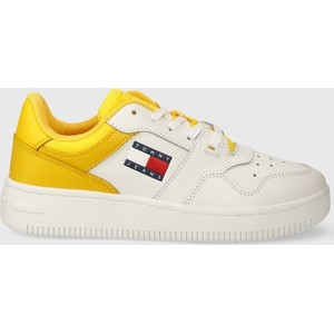Żółte buty sportowe Tommy Jeans w sportowym stylu