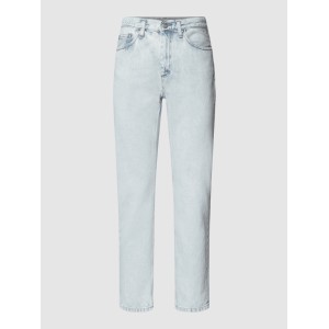 Niebieskie jeansy Carhartt WIP z bawełny w street stylu