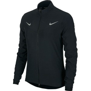 Czarna kurtka Nike w sportowym stylu