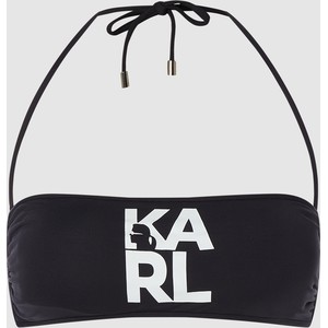 Czarny strój kąpielowy Karl Lagerfeld w stylu casual