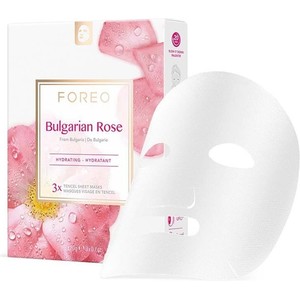 FOREO maseczka nawilżająca w płachcie dla nawilżonej i zrewitalizowanej skóry Bulgarian Rose 3-pack