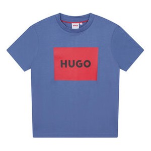 Granatowa koszulka dziecięca Hugo Boss