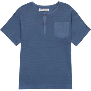 Granatowa koszulka dziecięca Minoti z krótkim rękawem dla chłopców