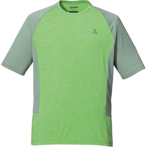 Zielony t-shirt Schöffel z krótkim rękawem