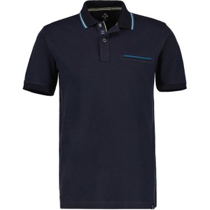 Niebieska koszulka polo Lerros w stylu casual z bawełny