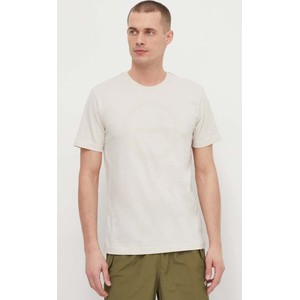 T-shirt Emporio Armani z nadrukiem z krótkim rękawem z bawełny