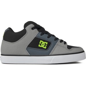 DC Shoes Sneakersy DC Pure Mid ADYS400082 Black/Grey/Green XKSG