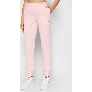 Różowe spodnie sportowe Ellesse w sportowym stylu