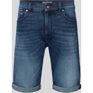 Niebieskie spodenki Pierre Cardin z jeansu w stylu casual