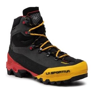 Czarne buty trekkingowe La Sportiva z goretexu