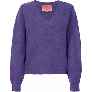 Fioletowy sweter Lieblingsstück w stylu casual z alpaki