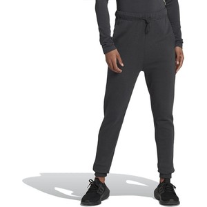 Czarne spodnie Adidas w sportowym stylu z bawełny