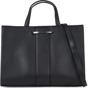 Czarna torebka Calvin Klein w wakacyjnym stylu matowa