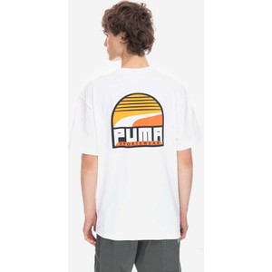 T-shirt Puma z bawełny z nadrukiem w sportowym stylu