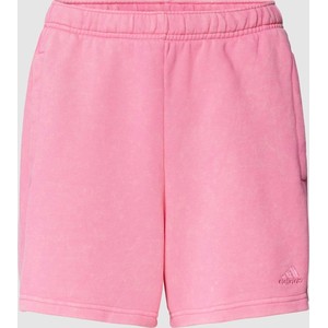 Różowe szorty Adidas Sportswear z bawełny