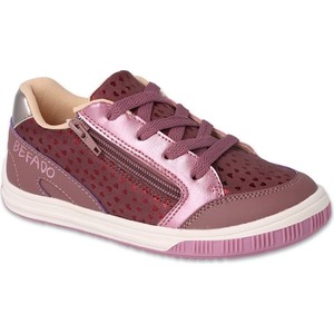 Różowe buty sportowe dziecięce Befado dla dziewczynek sznurowane