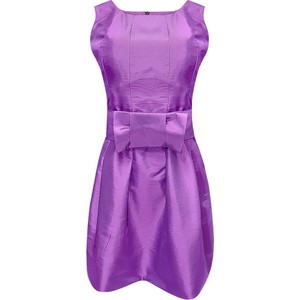 Fioletowa sukienka Fokus mini bez rękawów