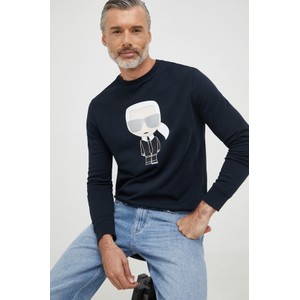 Bluza Karl Lagerfeld z bawełny z nadrukiem