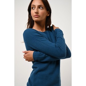 Niebieski sweter AUTHENTIC CASHMERE w stylu casual