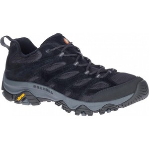 Czarne buty trekkingowe Merrell sznurowane