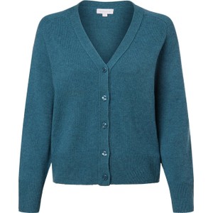 Niebieski sweter brookshire z wełny w stylu casual