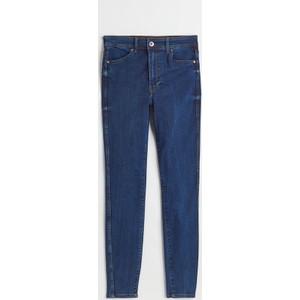 Granatowe jeansy H & M w stylu casual