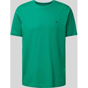 Zielony t-shirt Fynch Hatton z bawełny