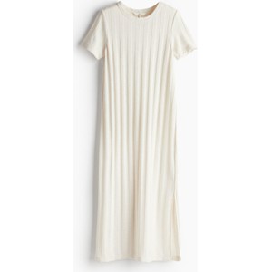 Sukienka H & M maxi z dżerseju z dekoltem w kształcie litery v