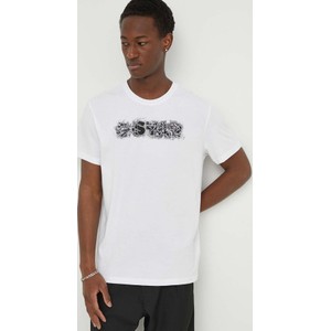T-shirt G-Star Raw z krótkim rękawem z nadrukiem w młodzieżowym stylu