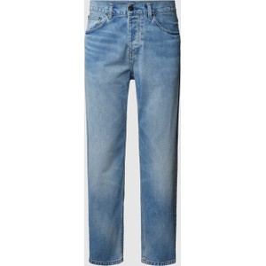 Niebieskie jeansy Carhartt WIP z bawełny w stylu casual