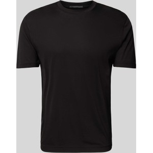 Czarny t-shirt Drykorn z krótkim rękawem