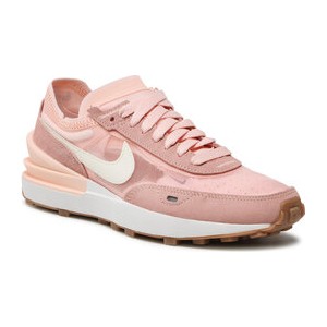 Różowe buty sportowe Nike z płaską podeszwą