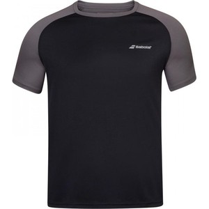 Czarny t-shirt Babolat z tkaniny w stylu casual