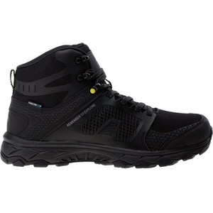 Czarne buty trekkingowe Elbrus sznurowane