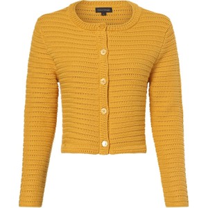 Żółty sweter Franco Callegari z bawełny