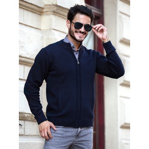 Sweter M. Lasota w stylu casual ze stójką