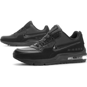 Czarne buty sportowe Nike sznurowane ze skóry