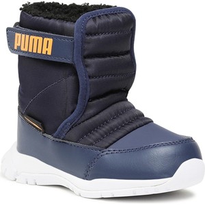 Granatowe buty dziecięce zimowe Puma