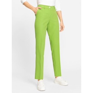 Zielone spodnie Olsen w stylu casual