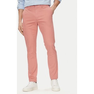 Różowe spodnie Tommy Hilfiger w stylu casual