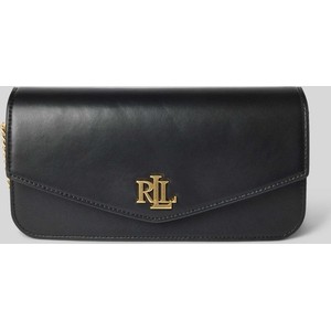 Czarna torebka Ralph Lauren z aplikacjami