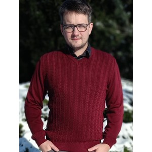 Sweter M. Lasota z wełny w stylu casual