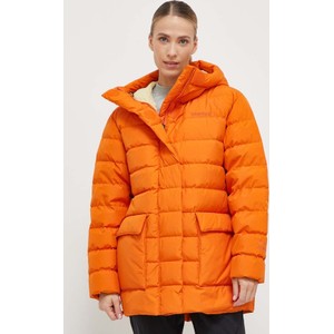 Pomarańczowa kurtka Marmot wiatrówki z kapturem