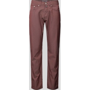 Brązowe spodnie Pierre Cardin w stylu casual z bawełny